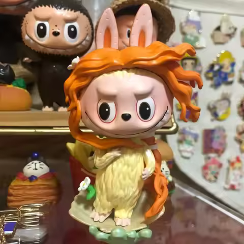 POP MART Dimoo labubu Kawaii Choice Anime Statuette Resin Figurines Model Home Decor Room Decoration