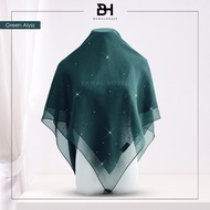 (NEW RESTOKED) TUDUNG BAWAL BATU TABUR DELIA ORIGINAL CRYSTAL AUSTRIA BIDANG 45 BAWAL HOUSE