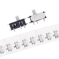 50PCS/lot  MSK-12C02 Mini 7-Pin On/Off 1P2T SPDT SMD Toggle Slide Switch For MP3 MP4 7P