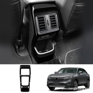 【In stock】Car Glossy Black Rear Vent Outlet Frame for Honda Vezel HRV 2021 2022 AIG4 EXVJ ZIP3 SQBT
