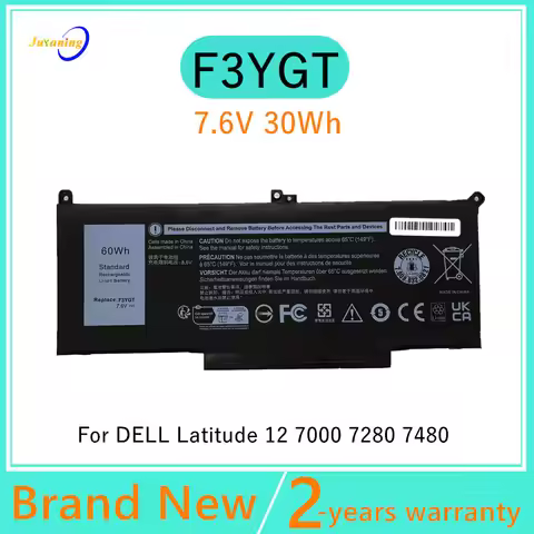 F3YGT Laptop Battery For Dell Latitude 12 13 7000 7280 7290 7380 7390 14 7480 7490 E7280 E7380 E7480