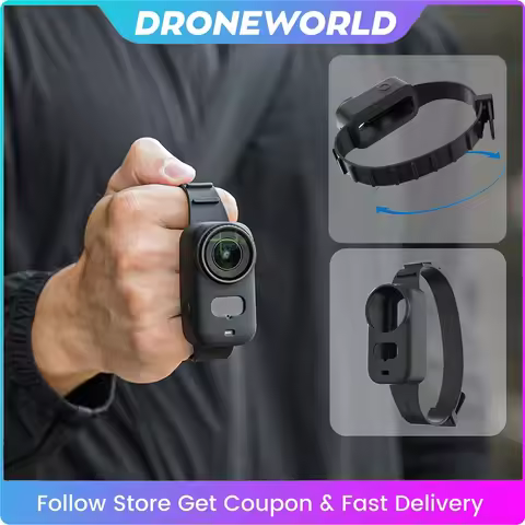 Hand Wrist Band Silicone Strap For DJI Osmo Nano Sports Camera Mount Adjustable Wristband For DJI Os
