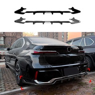 Suitable for BMW 7 Series i7 G70 G73M Sport 2023+Rear Lip Tail Lip Spoiler Small Surround Modificati