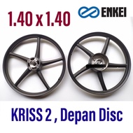 Sport Rim SP 522 Enkei Modenas Kriss 110 2 / Kriss 120 / CT 110 ( Black ) 1 Set