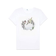 2023Newเสื้อยืดสีขาวAIIZ (เอ ทู แซด) - เสื้อยืดผู้หญิงลายกราฟฟิก  Flower In The Garden Graphic T-Shirts