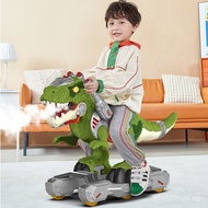 Dinosaur Ride-On Car Children's Toy Car Simulation Spray Large Tyrannosaurus Rex Ride-On Excavator R