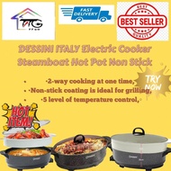 DESSINI ITALY Electric Cooker Steambot Hot Pot Non Stick