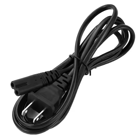 EU Power Cable 2pin IEC320 C7 US Power Extension Cord For Dell Laptop Charger Canon Epson Printer Ra