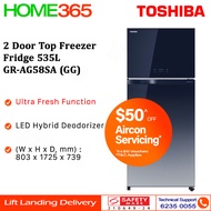 Toshiba Top Mount Fridge 535L GR-AG58SA