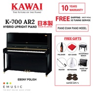 Kawai K700-AR2 New Acoustic AURES 2 Hybrid Silent Upright Piano Ebony K700 AR2 [Made In Japan]