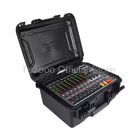 350W Sound Mixer 8 Channel Mixing Console Handheld Box Audio Mixer with Power Amplifier Bluetooth US