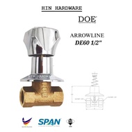 HIN DOE DE60(RP) Water Tap Stopcock 1/2" DOE Conceal Stopcock Valve DOE Stopcock Shower DOE Tap
