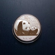 Koin Panda Silver China 10 Yuan 2011 PROOF