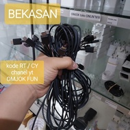 Kabel data Samsung C To C bekas &amp; baru copotan ori A24 A53 Z flip fold