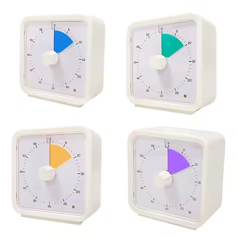 Time Management Tool Study Classroom Timer, Pomodoro Timer With Silent Operation Green