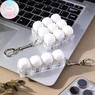 SHZTGM  4/3/1Keys Keyboard Keychain Keyboard Decompression Toys With LED Light TH