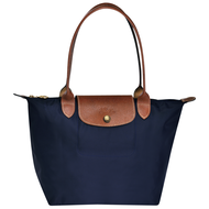 100% Authentic Longchamp Women bags Le Pliage Original Dumpling bag Small Size Long handle Nylon Shoulder Bag folded Shopping Bag 2605089556 Navy blue color made in France