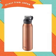 【Direct from Japan】 Tiger Thermos (TIGER) Tiger Water Bottle 1200ml Vacuum Insulated Carbonated Bottle Stainless Steel Bottle Beer OK Cold Storage Carrying Growler MTA-T120DC Copper (Brown)