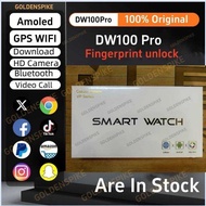 DW100 Pro Smartwatch 2.29inch Fingerprint unlock touch S10 Ultra Smart Watch With Rotary Camera GPS 