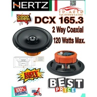 HERTZ DCX165.3 6.5 ลำโพงแกนร่วมติดรถยนต์ 120w peak 60wrms continuous AMORNAUDIO อมรออดิโอ