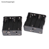 loveshopping1 8*AA 12V Battery Clip Slot Storage Holder Box Case With 9V Snap Connector MY