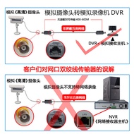 BNC to RJ45 Network Port Cable Twisted Pair Transmitter Single Channel Passive Monitoring Coaxial HD