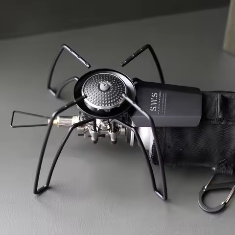 WELLHIKE Spider Stove Black Spider Folding Card Stove Camping Tableware Camping Kitchenware Camping 