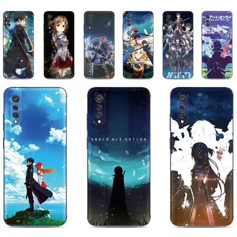 Anime Sword Art Cover For Sharp Aquos R10 R9 R8 R8s Pro R2 R3 Air Zero6 Wish 5 4 Sense 10 9 8 6 6s 3