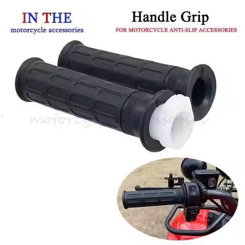 Motorcycle Handlebar Grips Left Right Pair Universal Hand Handle Throttle for Honda CG110 CG125 JX12