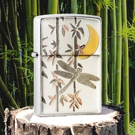 【ZIPPO官方旗艦店】日本傳統風格-竹林蜻蜓防風打火機 ZA-5-82A