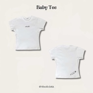 AHOLICBKK | เสื้อทรง BABY TEE TAGGED for Style