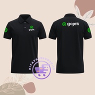 Baju Kaos Lengan Pendek Pria Wanita Dewasa Unisex Custom Gocar Indonesia Seragam Tukang Driver Ojek 