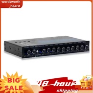 9 Band Car Equalizer Audio EQ Tuning Crossover Amplifier Parametric Car Preamplifier Audio Equalizer
