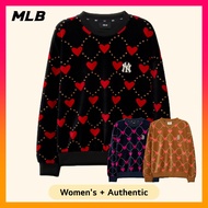 MLB Heart Monogram Velvet Jacquard Sweatshirt (New)