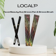 Local'P - FavorBeauty Duo Brows Pen & Brows Brush