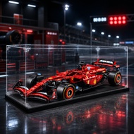 Acrylic Display Case Dustproof Showcase for LEGO 42207 Ferrari SF-24 F1 Car Speed Champions Model