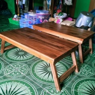 Meja Lipat / Meja Belajar Bahan Kayu Jati / Meja Laptop / Meja