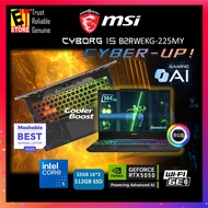 MSI Cyborg 15 AI GAMING LAPTOP B2RWEKG-225MY (Intel Core 5 210H/16GB OR 32GB DDR5/512GB SSD/15.6" FH