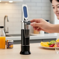 Brix 0-32% Refractometer, ATC, for Homebrew, Honey & Fruit, 1 Piece  Penguji Gula Brix 0-32% Refrakt
