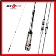 Auto one Radio Antenna CB-S05A Silver Coil CB 245 Mhz Band Antenna Kereta