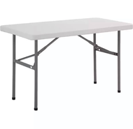 Lifetime Folding Table 4ft- 42 inch Solid Top Table