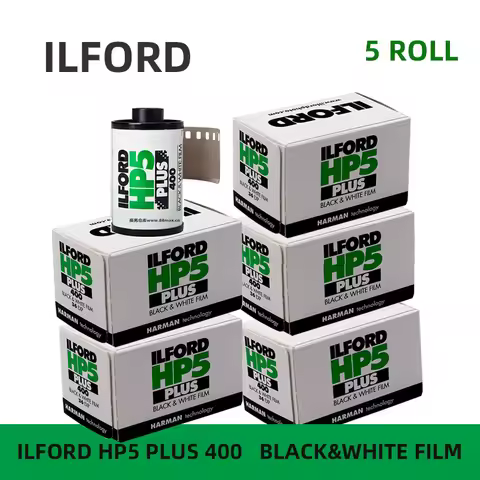 1/3/5/10 ROLLS ILFORD HP5 PLUS 400 ILFORD 135 Black & White Film Black And White Photographic Film U