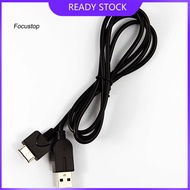 FOCUS 2 in 1 Black USB Data Transfer Sync Charger Cable for PS Vita PSVita PSV