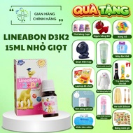 (Live) new model D3 K2 Lineabon Pink 15ml economical SUPPLEMENT K2 D3 helps absorb calcium
