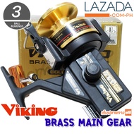 รอกสปิน Viking VI Brass Main Gear สีทอง