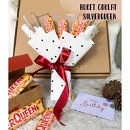 Bucket Snack Coklat / Buket Coklat Silverqueen Buat Pacar Cewek /