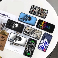 OPPO F5 A73 2017 F7 F9 F9 Pro A7X F11 A9 2019 F11 Pro F17 TPU Spot black phone case Stüssy trendy brand graffiti