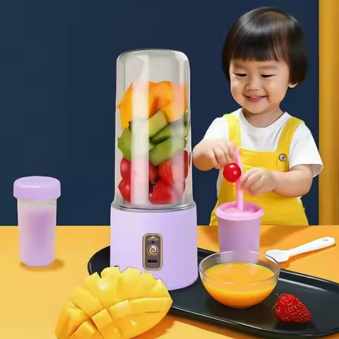 USB Rechargeable Baby Food Maker | Portable Blender for Fresh Puree, Juice & Baby Food | Multicolor 