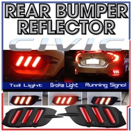 HONDA CIVIC FC 2016 - 2021 REAR BUMPER REFLECTOR BRAKE LAMP CIVIC FC ACCESSORIES