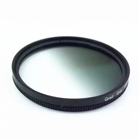 Circle Graduated Gradual Gradient Grey Gray Color Lens Filter 40.5 46 49 52 55 58 62 67 72 77 mm 77m